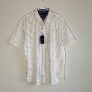 Michael Brandon Small Anchor Button Down TShirt